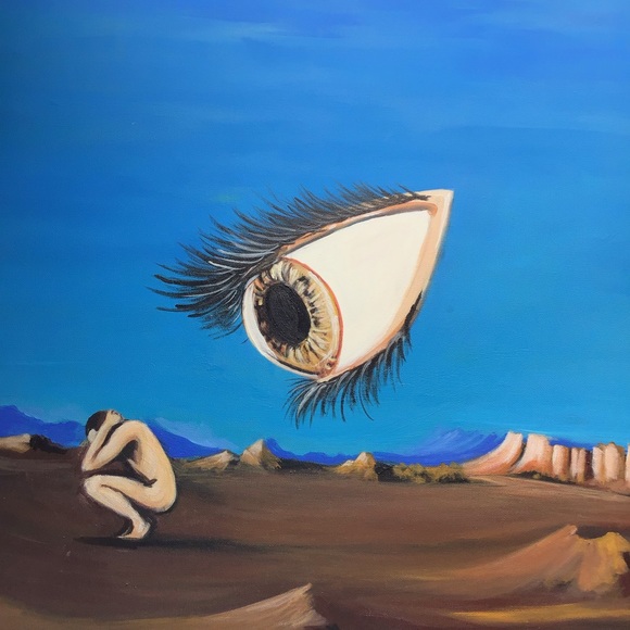 LThe Eye acrylic on canvas - Picture 1 of 16